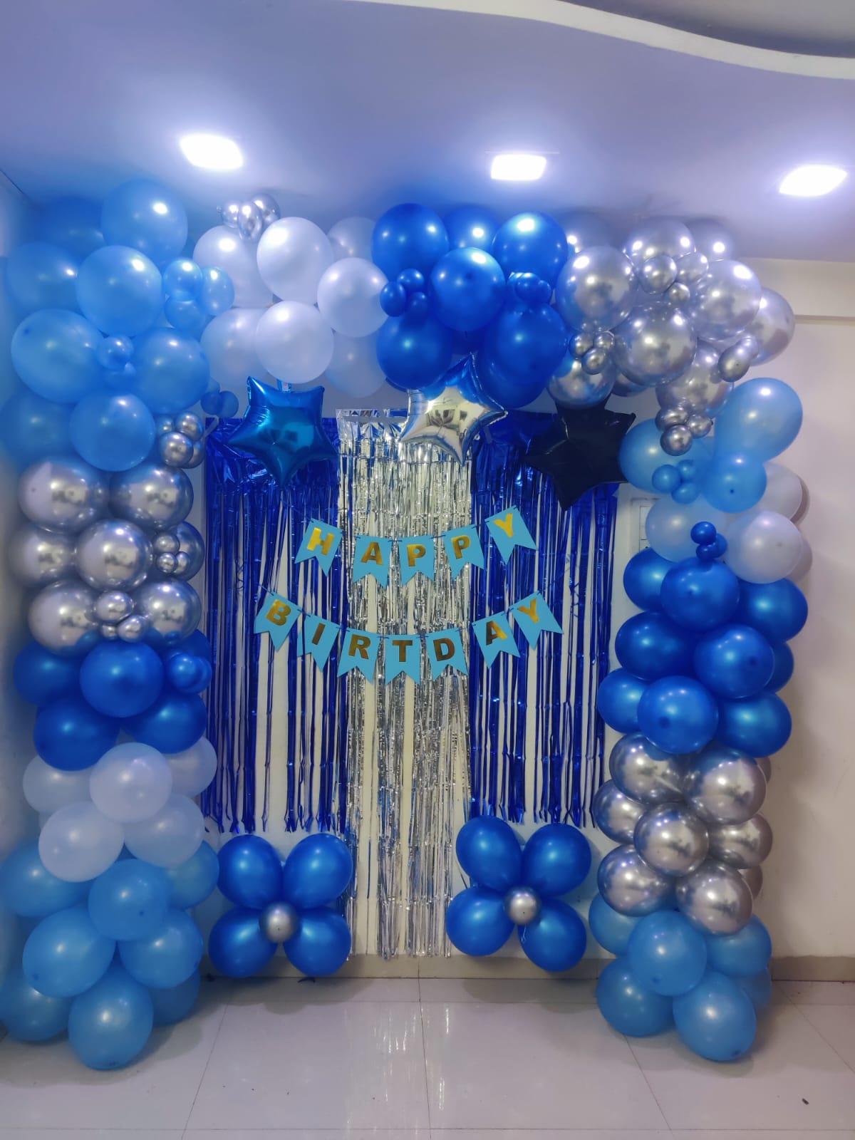 BLUE AURA decoration setup in Mumbai