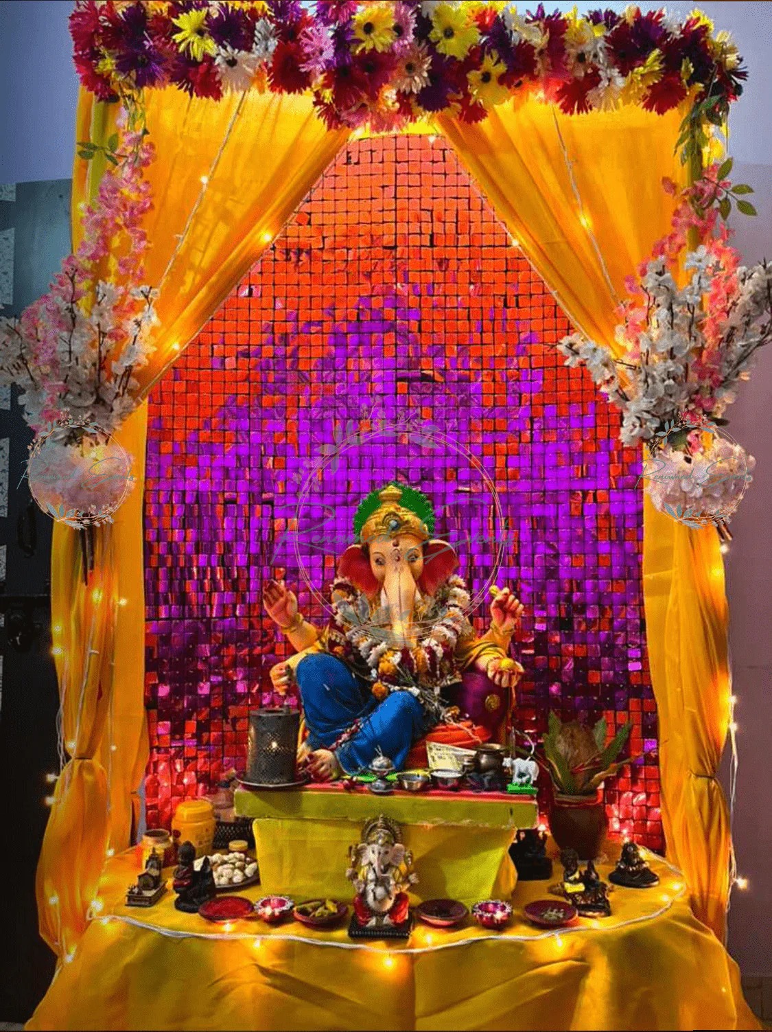 Jajkajs decoration setup in Mumbai